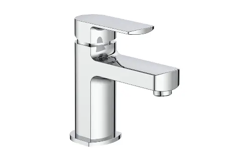 Modern chrome single-handle bathroom faucet